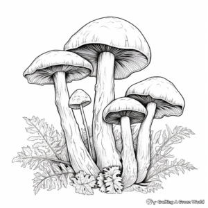 Endangered Mushroom Species Coloring Pages 4