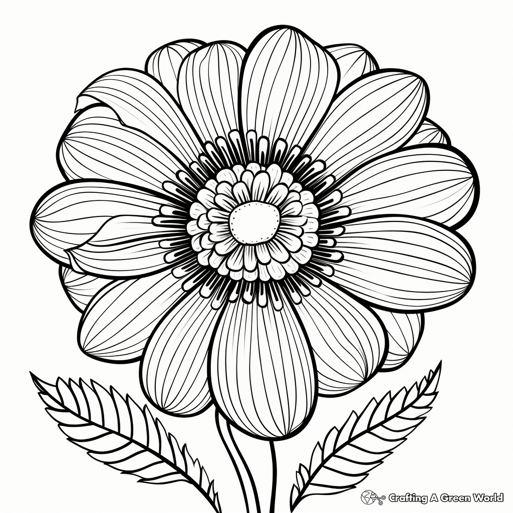Endangered Plant Species Flower Coloring Pages 2
