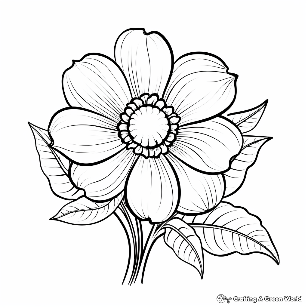 Endangered Plant Species Flower Coloring Pages 3