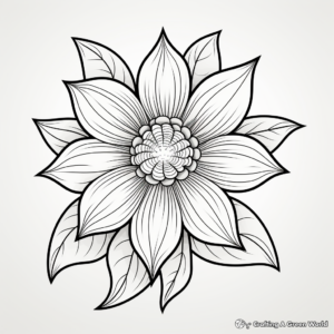 Endangered Plant Species Flower Coloring Pages 4