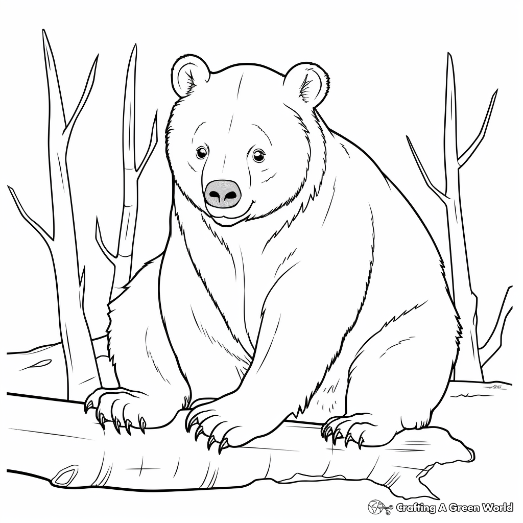 Endangered Species: Northern Hairy-Nosed Wombat Coloring Pages 1