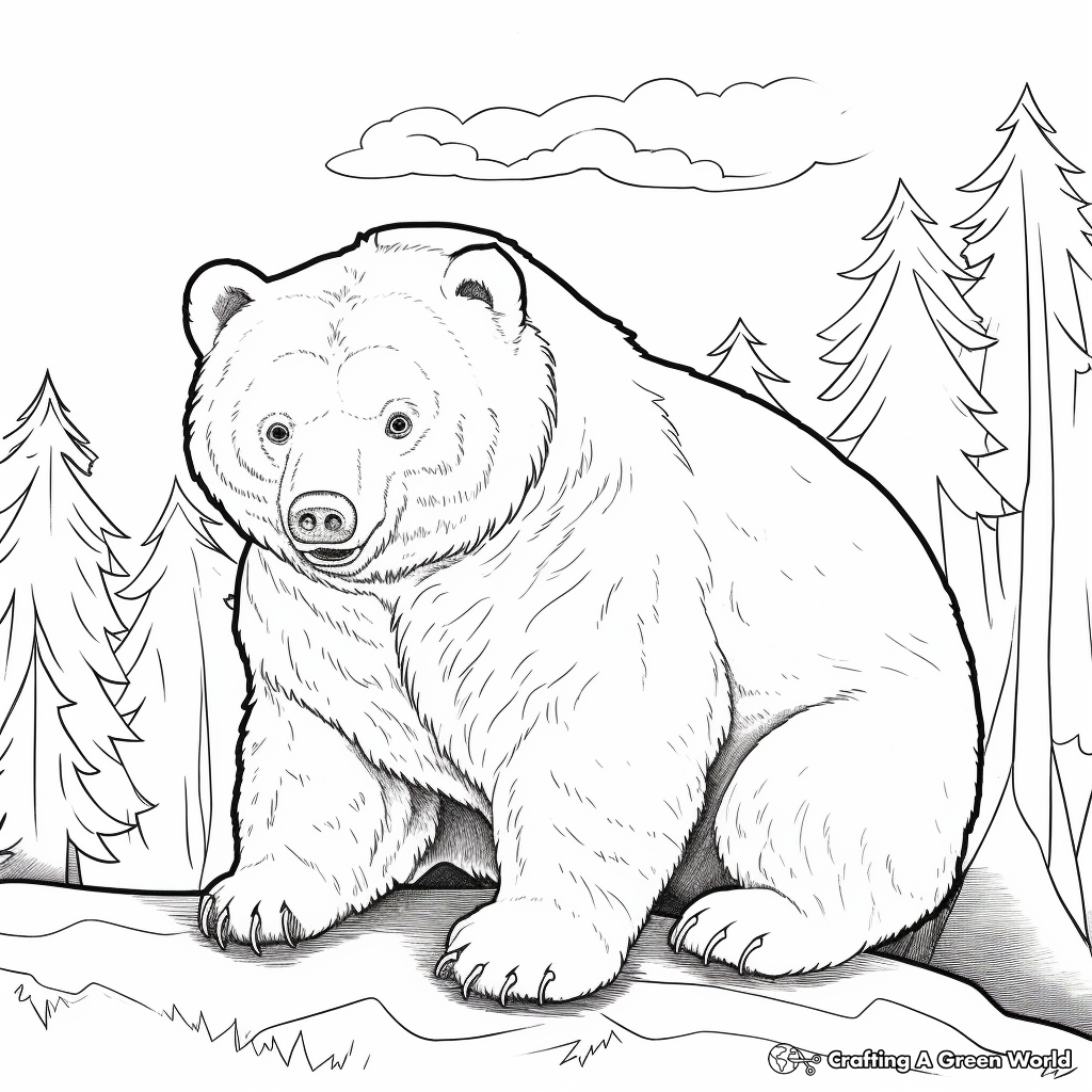 Endangered Species: Northern Hairy-Nosed Wombat Coloring Pages 3