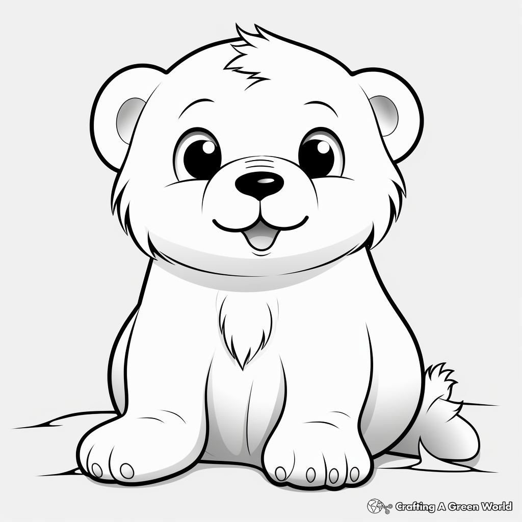 Endearing Baby Seal Coloring Pages 2