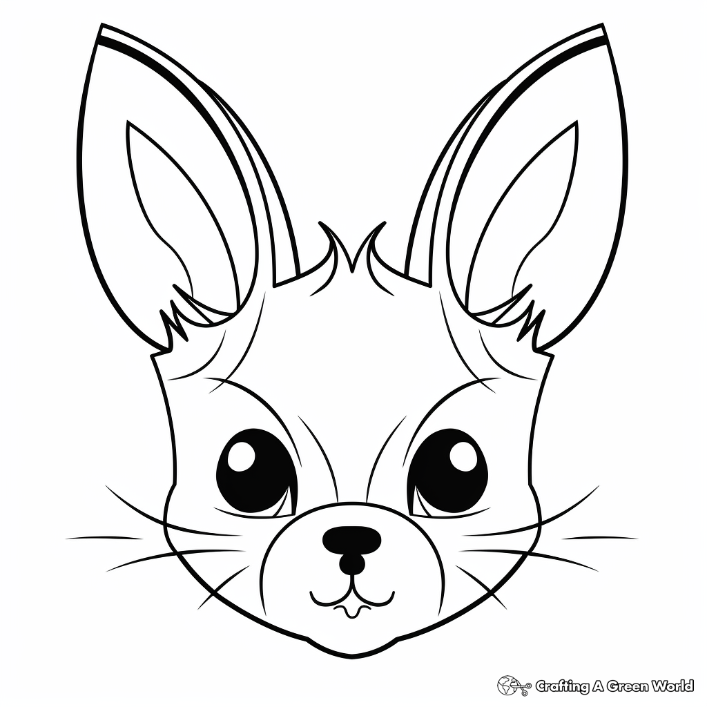 Energetic Squirrel Face Coloring Pages 1