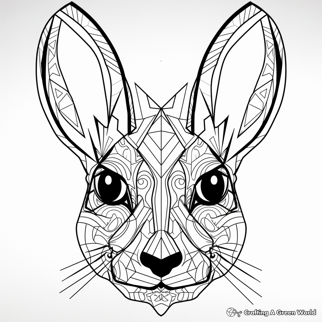 Energetic Squirrel Face Coloring Pages 4
