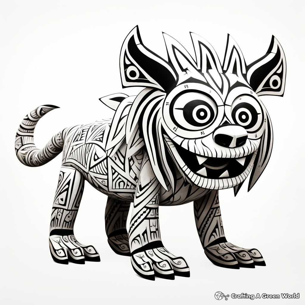 Engaging Alebrije Lion Coloring Pages 2