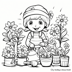 Engaging Kindergarten Spring Coloring Pages 3