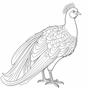 Engaging White Pheasant Coloring Pages for Creativity 1
