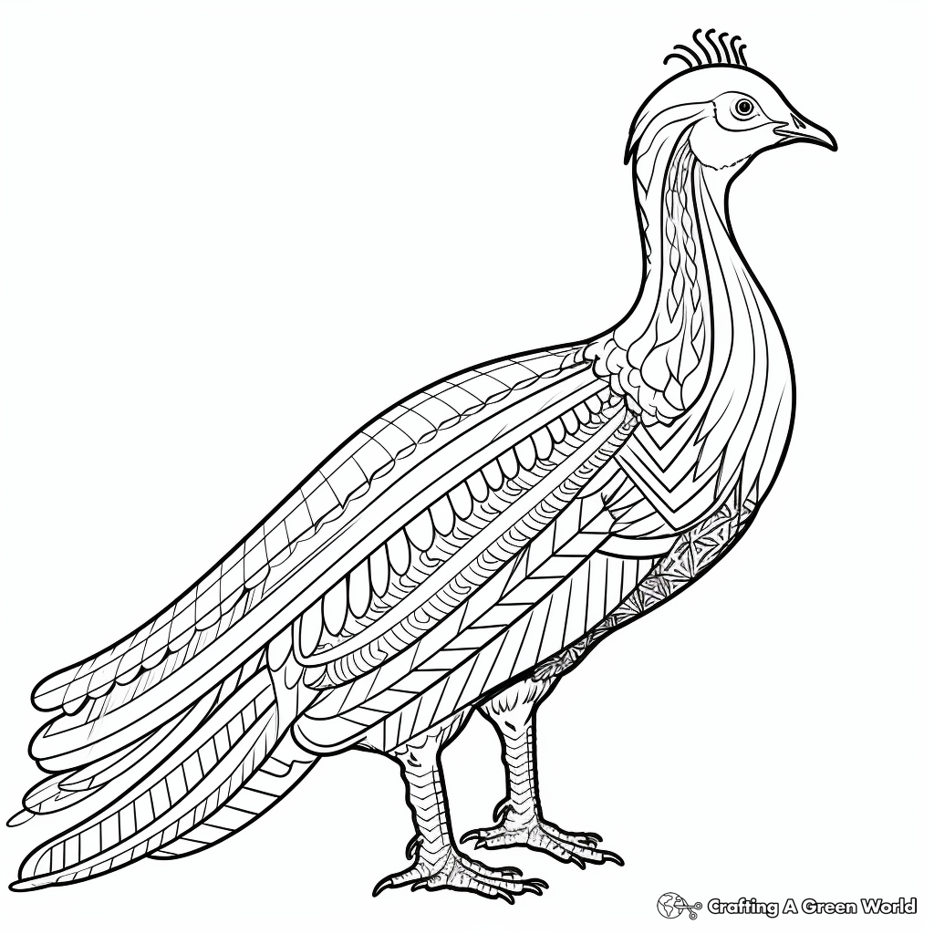 Engaging White Pheasant Coloring Pages for Creativity 2