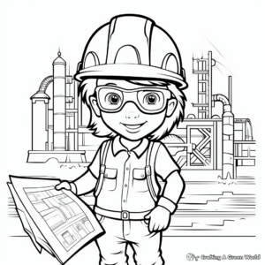 Engineer and Architect Coloring Pages 2
