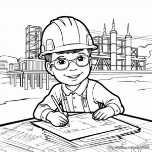 Engineer and Architect Coloring Pages 3