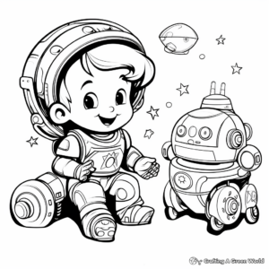 Engrossing Kindergarten Coloring Pages of Toys 4