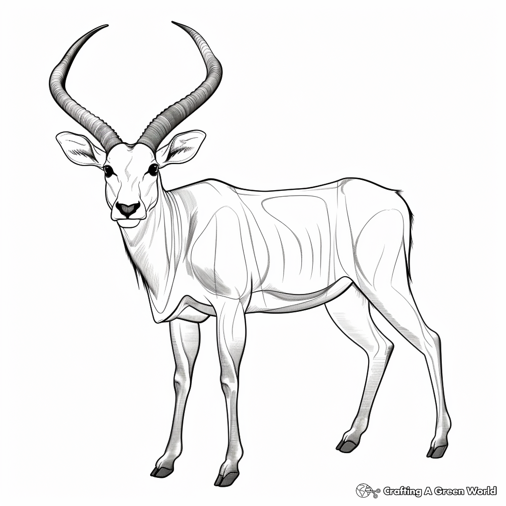 Enticing African Longhorn Beetle Coloring Pages 3