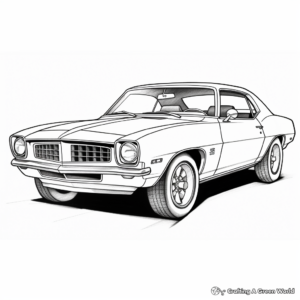 Exciting Chevrolet Camaro Coloring Pages 2