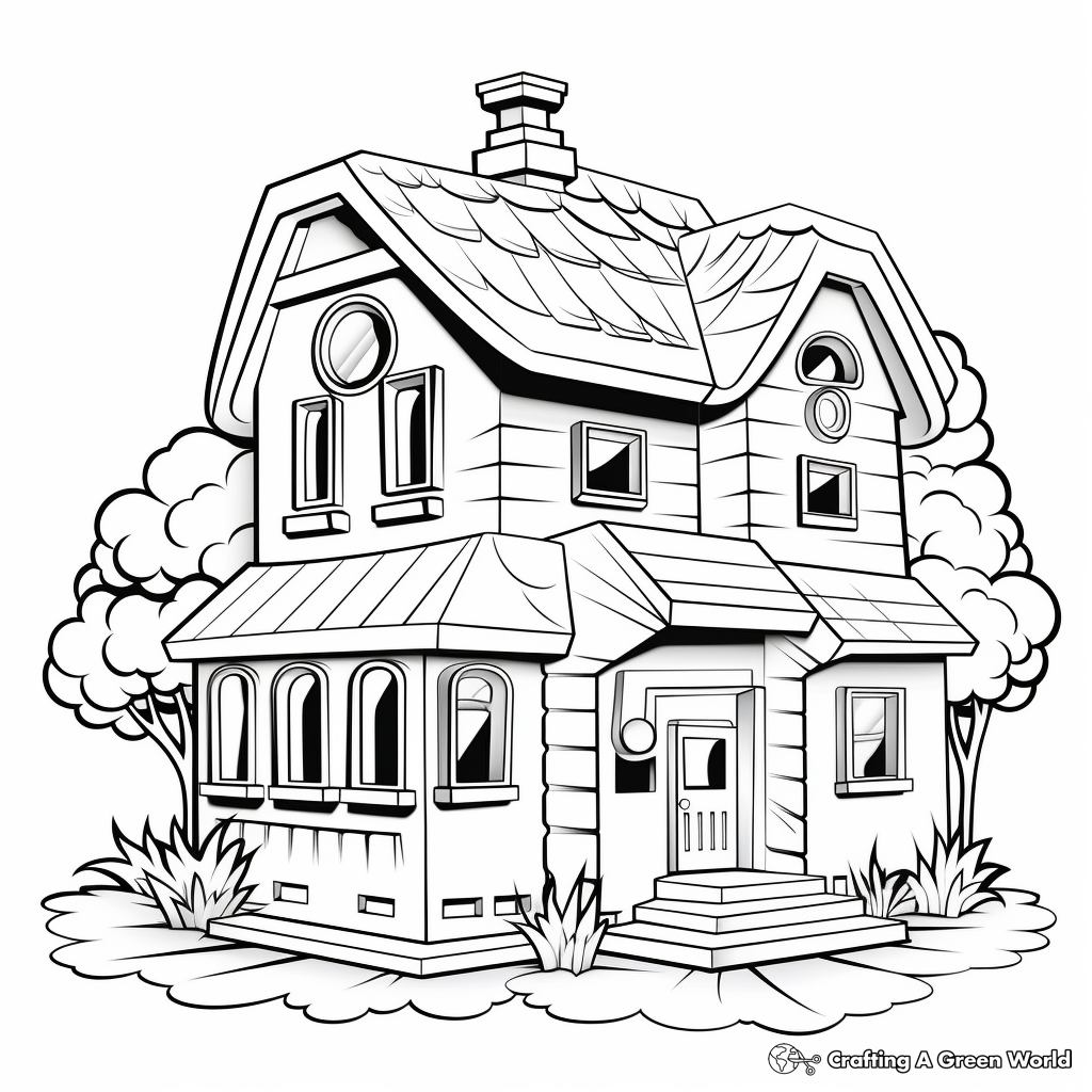 Exciting Clubhouse Coloring pages for Kids 2