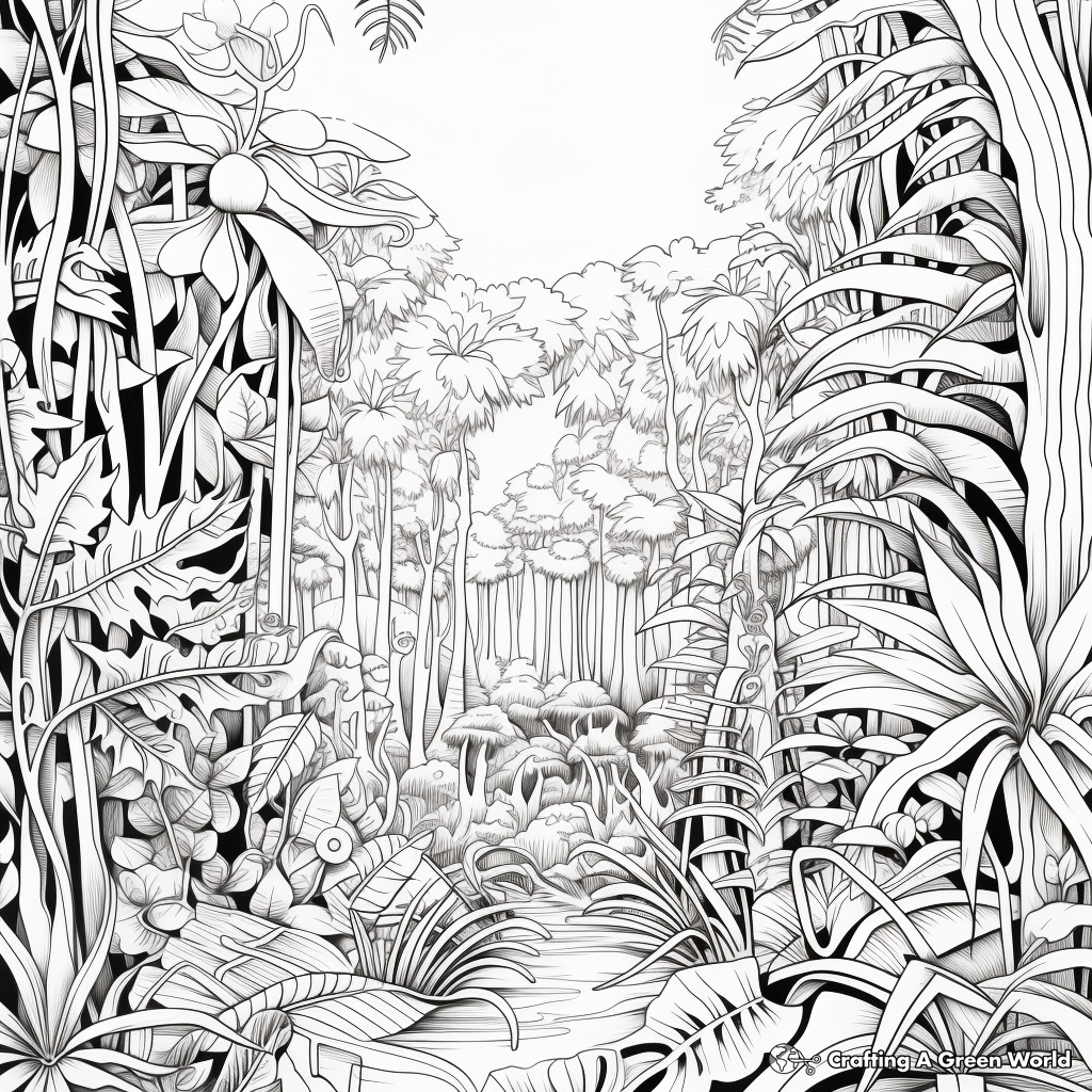 Exciting Jungle Coloring Pages 2