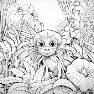 Exciting Jungle Coloring Pages 4