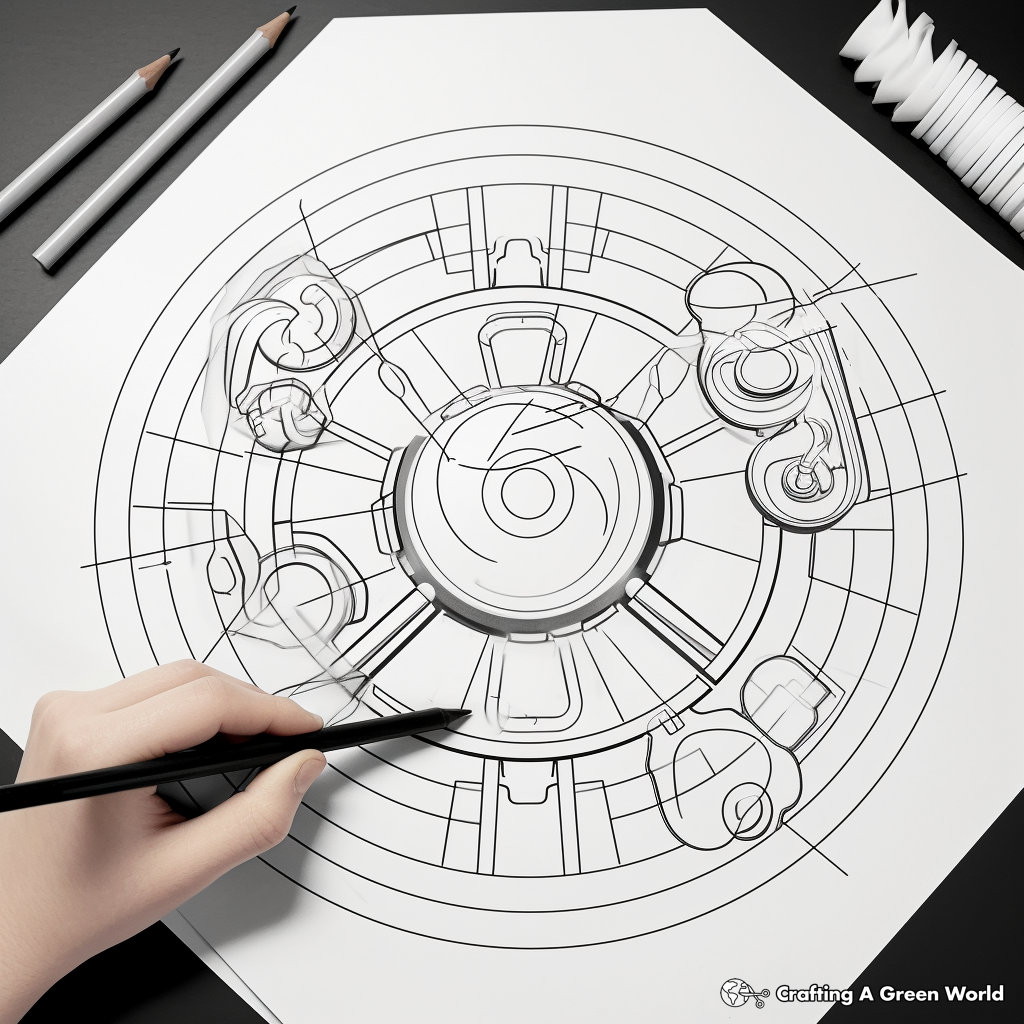 Exciting Magnet Force Field Coloring Pages 2