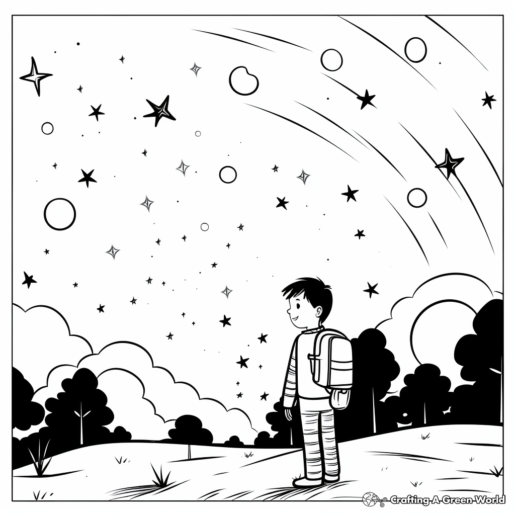 Exciting Orion Constellation Coloring Sheets 1