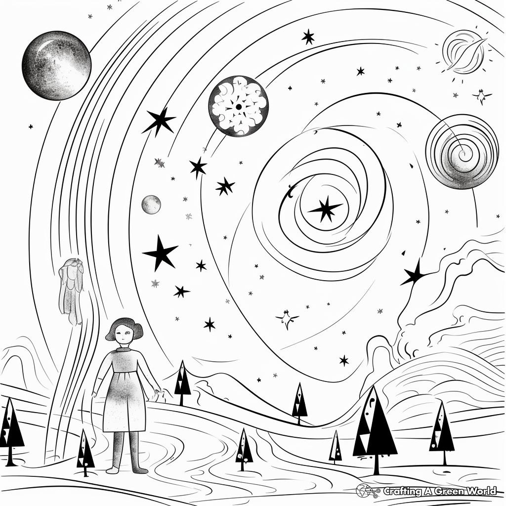 Exciting Orion Constellation Coloring Sheets 4