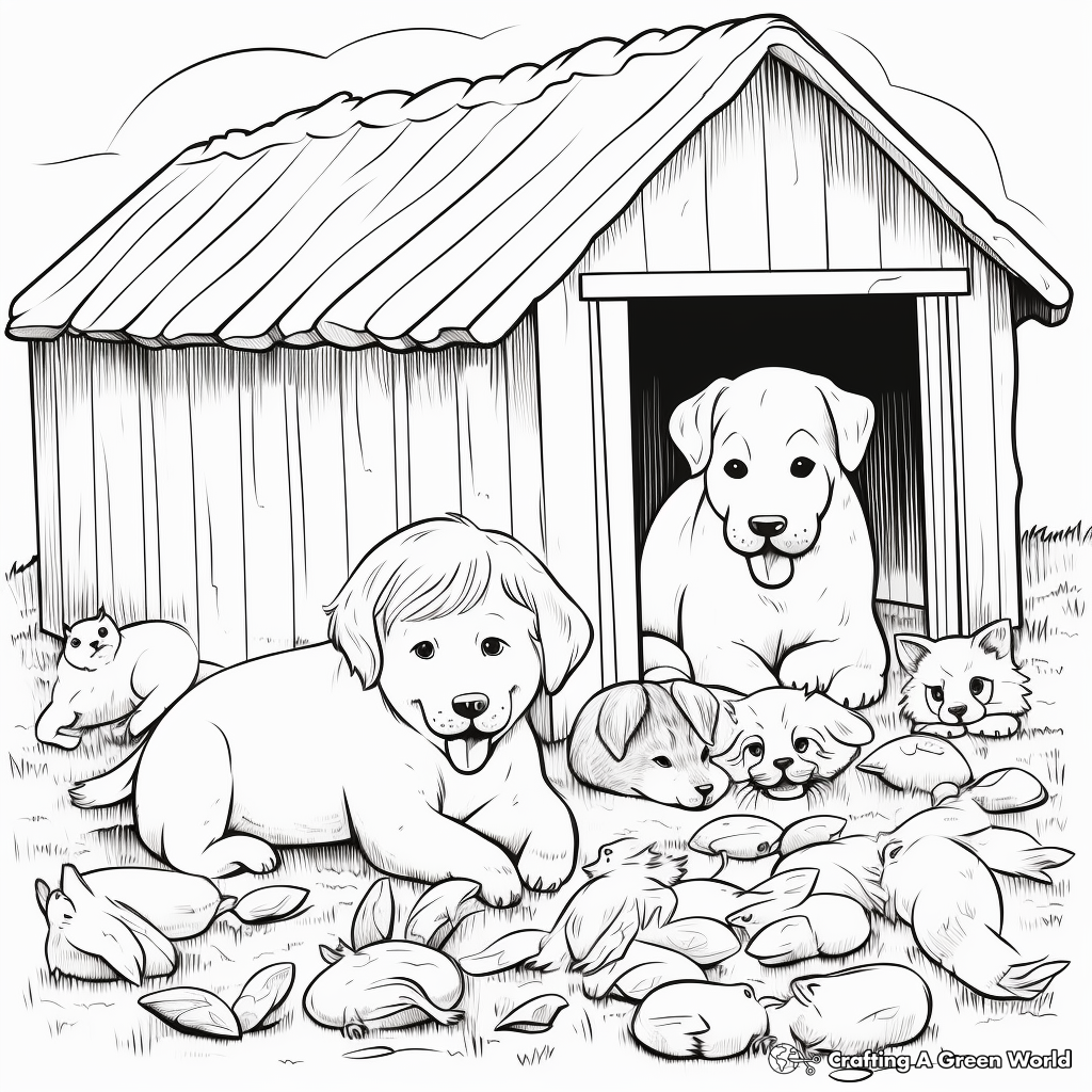 Exciting Shelter Life Coloring Pages 3