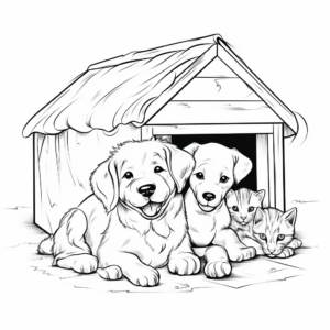 Exciting Shelter Life Coloring Pages 4