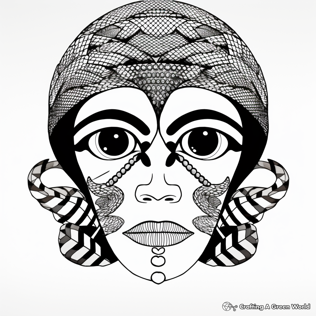 Exhilarating Snakeskin Coloring Pages for Adventurous Artists 2