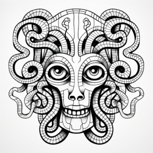 Exhilarating Snakeskin Coloring Pages for Adventurous Artists 3