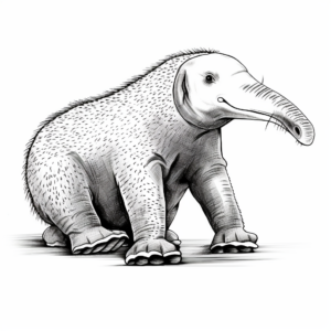 Exotic Anteater Species Coloring Pages 3