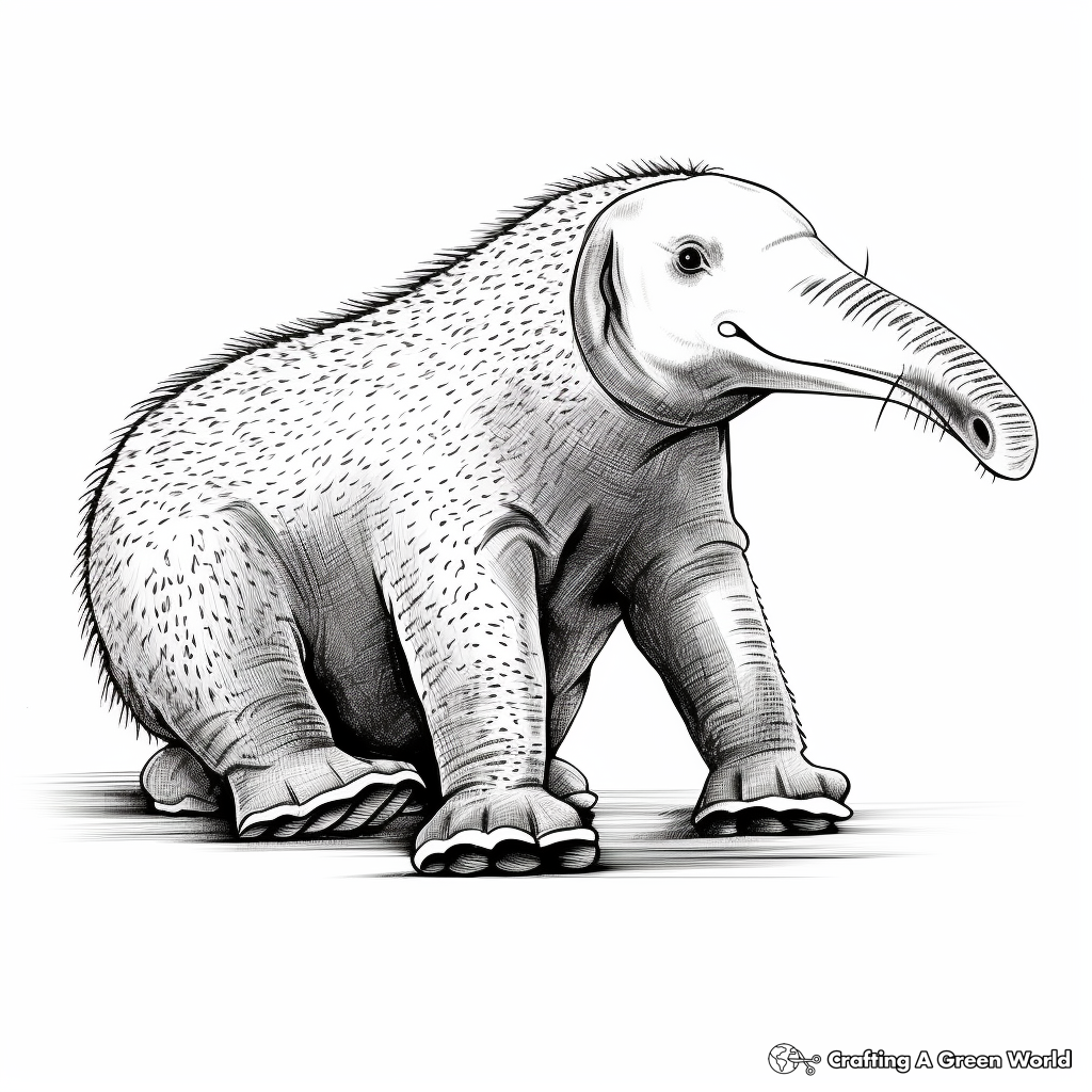 Exotic Anteater Species Coloring Pages 3