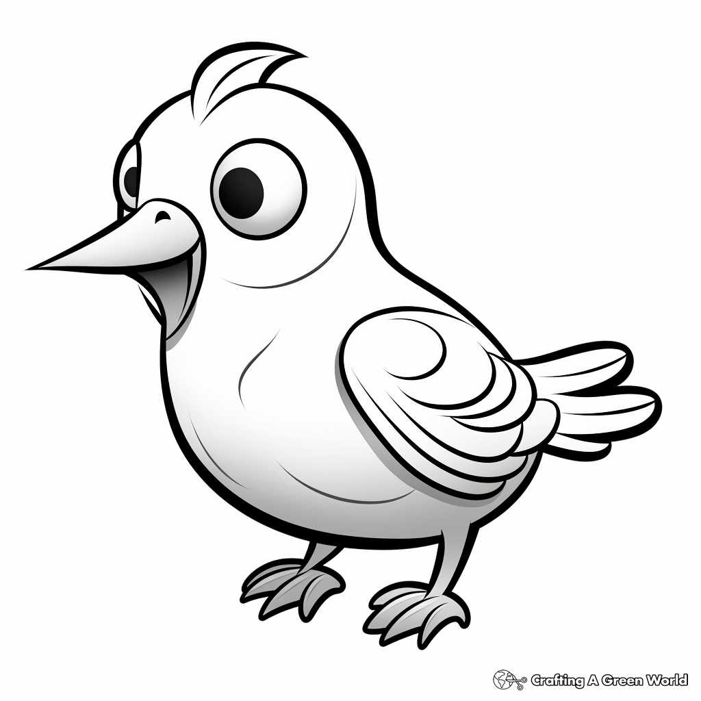 Exotic Baby Toucan Coloring Pages 4