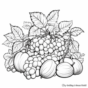 Exotic Fig Varieties Coloring Pages 2