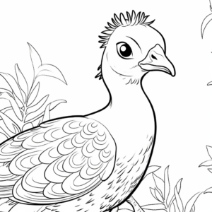 Exotic Peacock Coloring Pages with Detailed Patterns 3