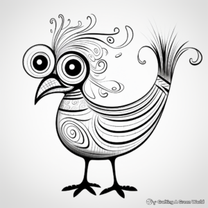Exotic Printable Bird Coloring Pages 3