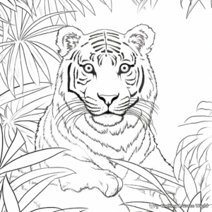 Exotic Rainforest Animals Coloring Pages 1