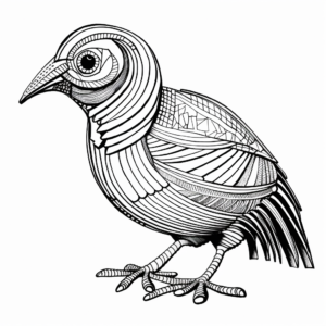 Exotic Reeves's Pheasant Coloring Sheets 2
