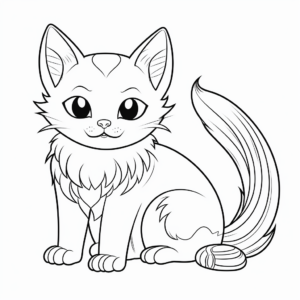 Exotic Siamese Cat Coloring Pages for All Ages 2