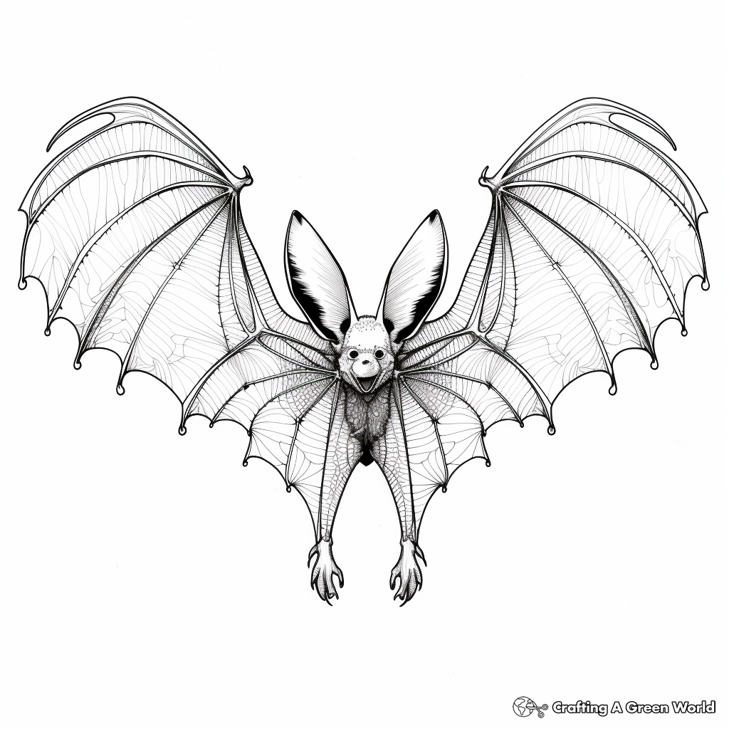 Exotic Species Bat Wings Coloring Pages 3