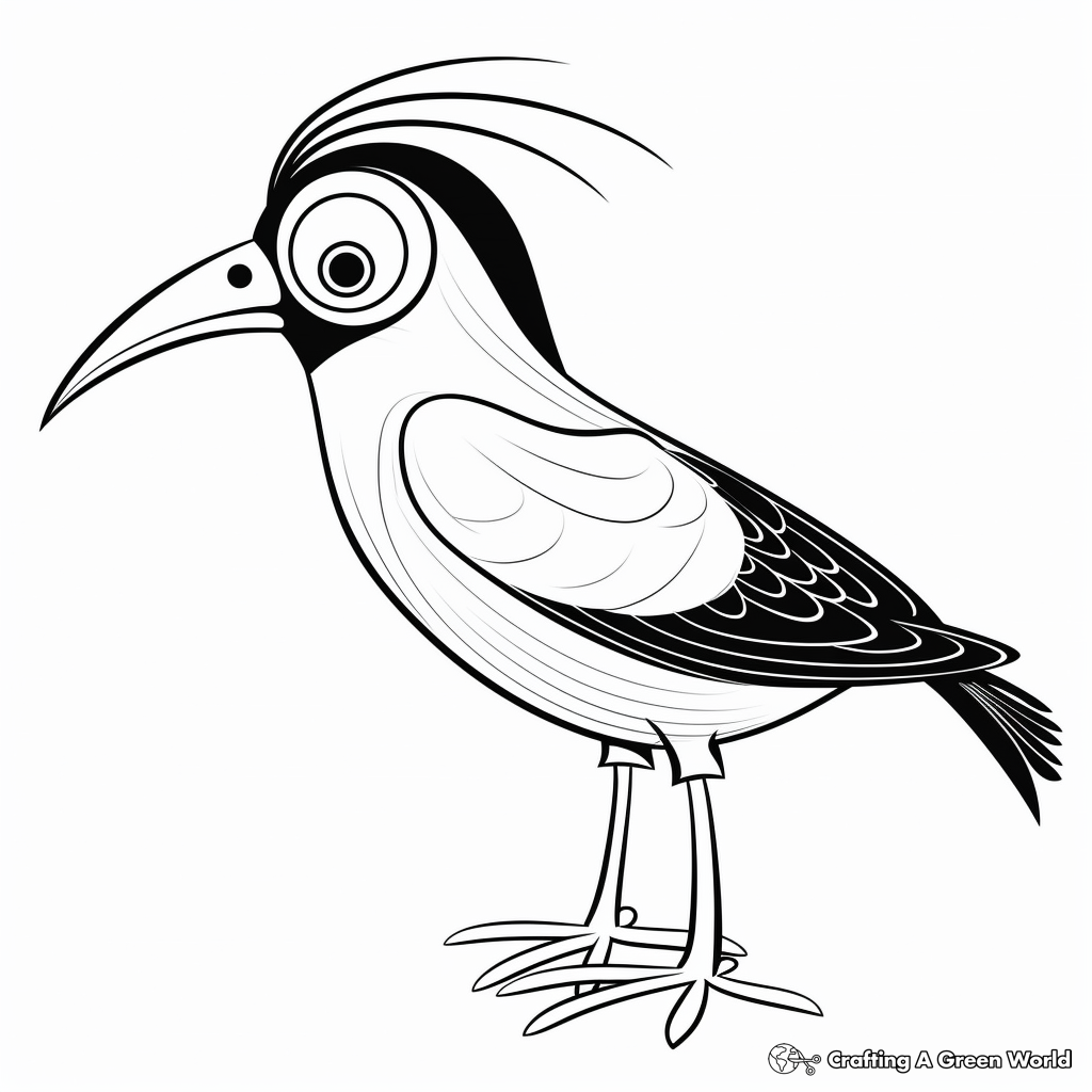 Exotic Toucan Coloring Pages 1