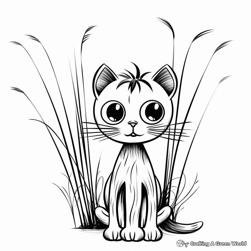 Experimental Cyperus Cat Coloring Pages 3