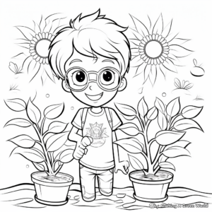 Exploring Photosynthesis in Coloring Pages 3