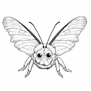 Eyed Hawk Moths Coloring Pages 4