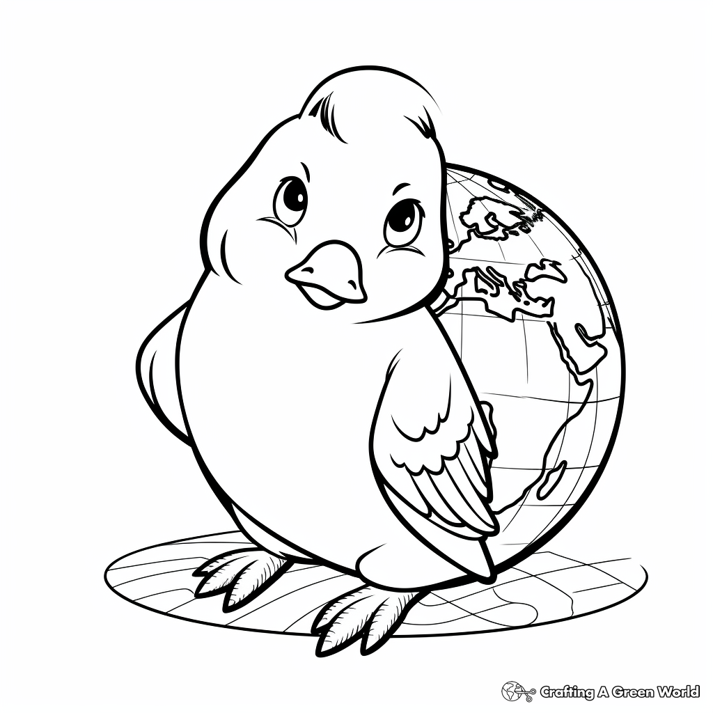 F Peace Dove Coloring Pages for International Peace Day 3