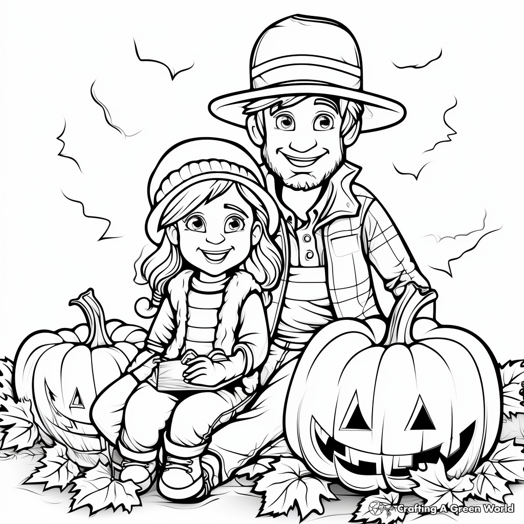 Fall Fairy Tale Coloring Pages for Adults 2