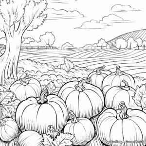 Fall Harvest Coloring Pages for Adults 3