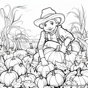 Fall Harvest Coloring Pages for Adults 4
