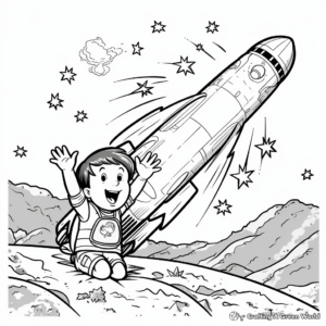 Famous Comets in History Coloring Pages 1