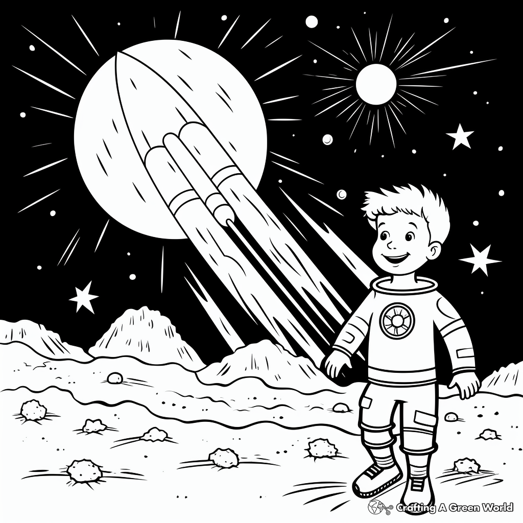 Famous Comets in History Coloring Pages 3