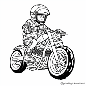 Famous Film Motorcycles Coloring Pages 3