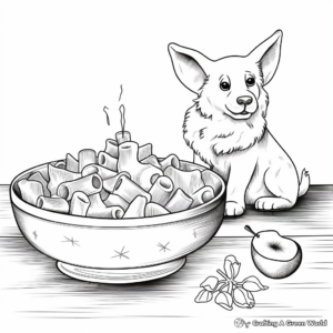 Fancy Mac and Cheese with Prosciutto Coloring Pages 4